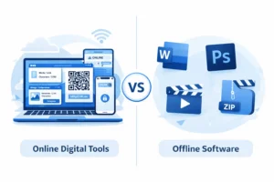 Online tools vs offline tools comparison