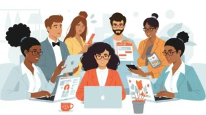 Students, bloggers, and marketers using free online digital tools